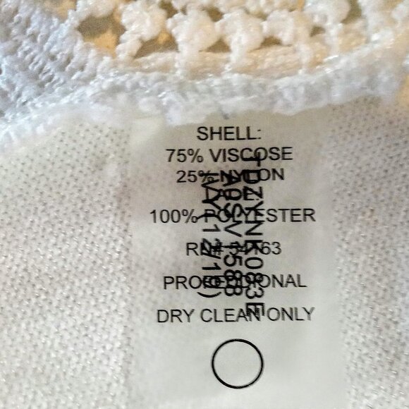 Tommy Hilfiger Ivory Crochet Front Cardigan NWT - Picture 5 of 5